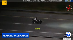 Motorcyclist Hits 115 MPH in High-Speed LA Police Chase Before Vanishing Downtown