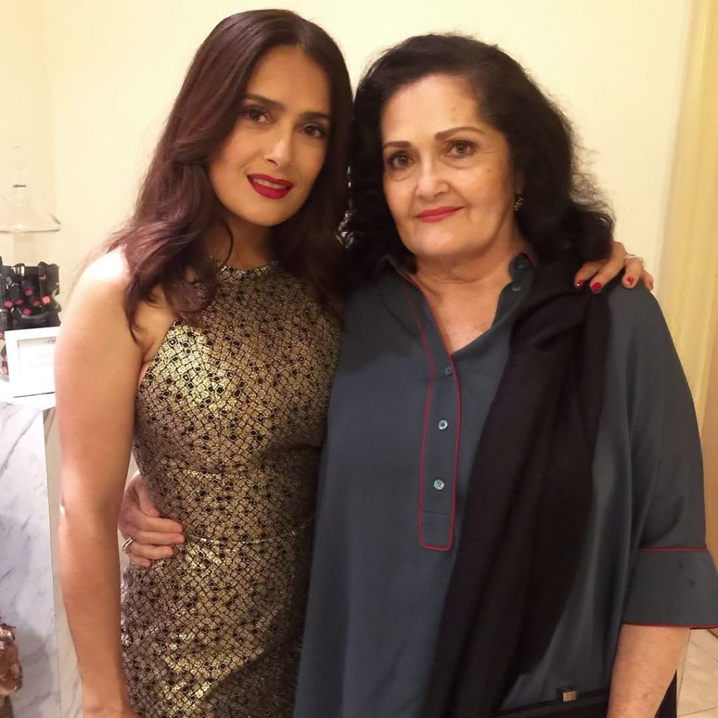 Salma Hayek and Mom